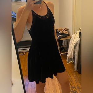 Free people velvet minidress
